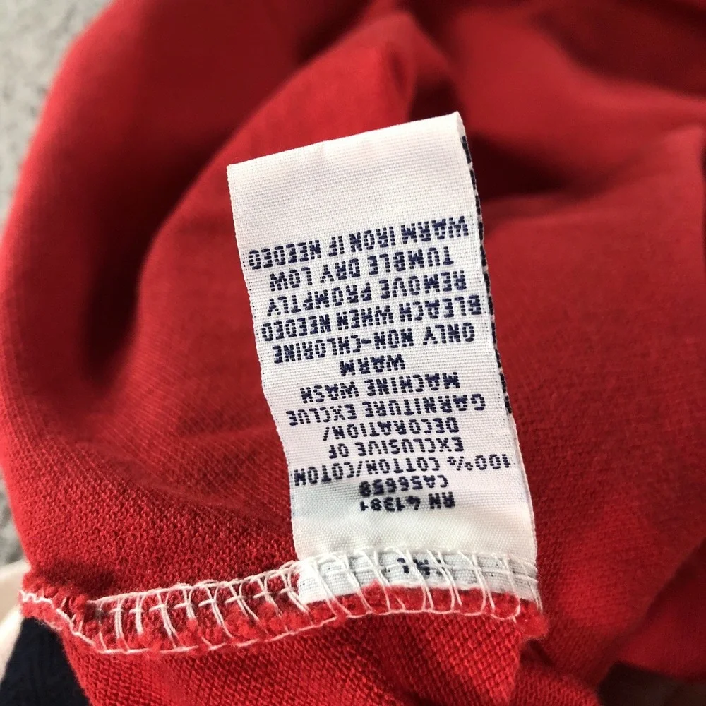 Polo Ralph Lauren Shirt Adult Extra Large Red Rugby‎ Snow Challenge Cup Crest